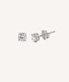 Silver Earrings Zircon CS