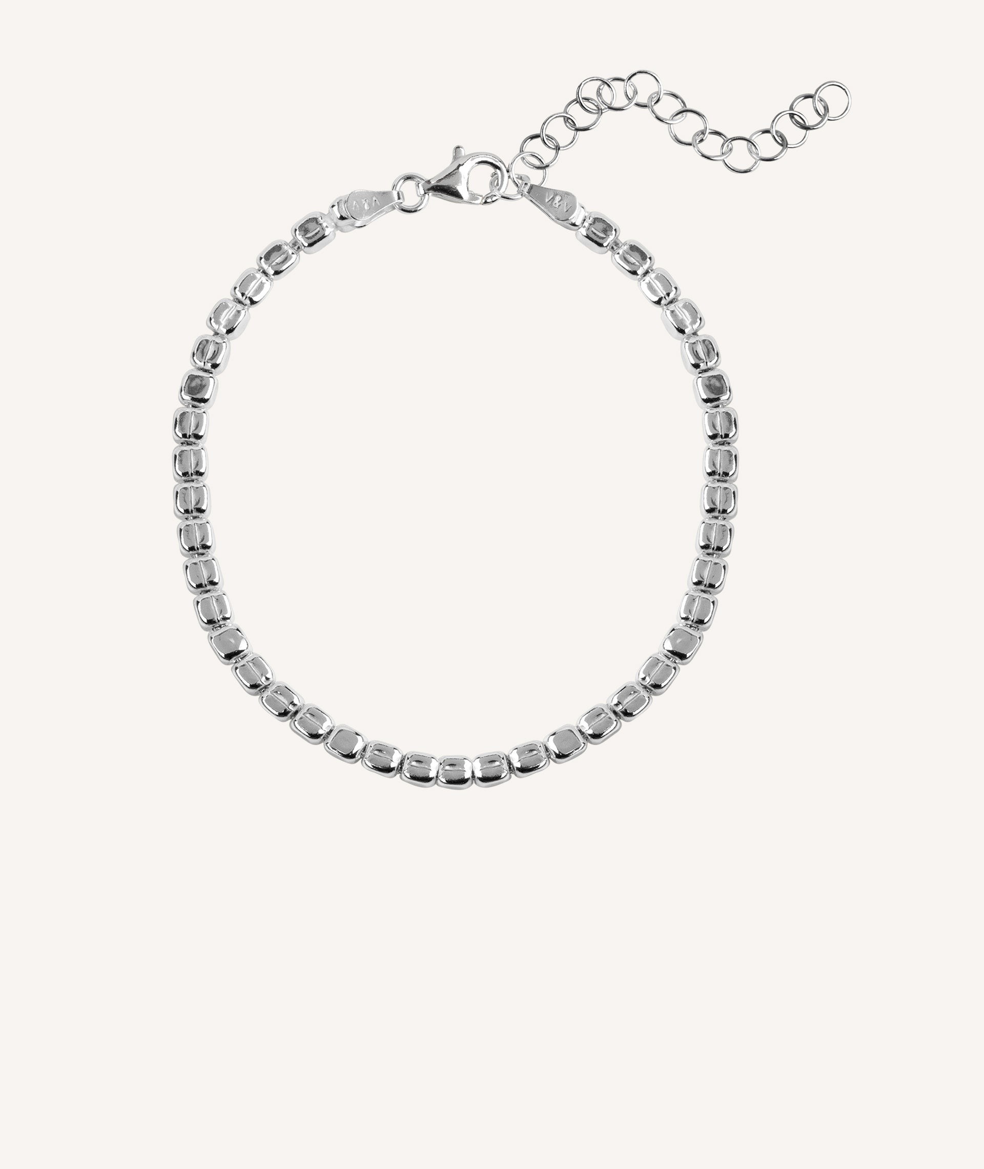 Pulsera eslabones de cuadrados