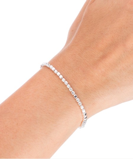 Pulsera mini eslabones de cuadrados