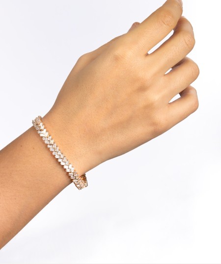 Bracelet Zirconia 2x3,5MM