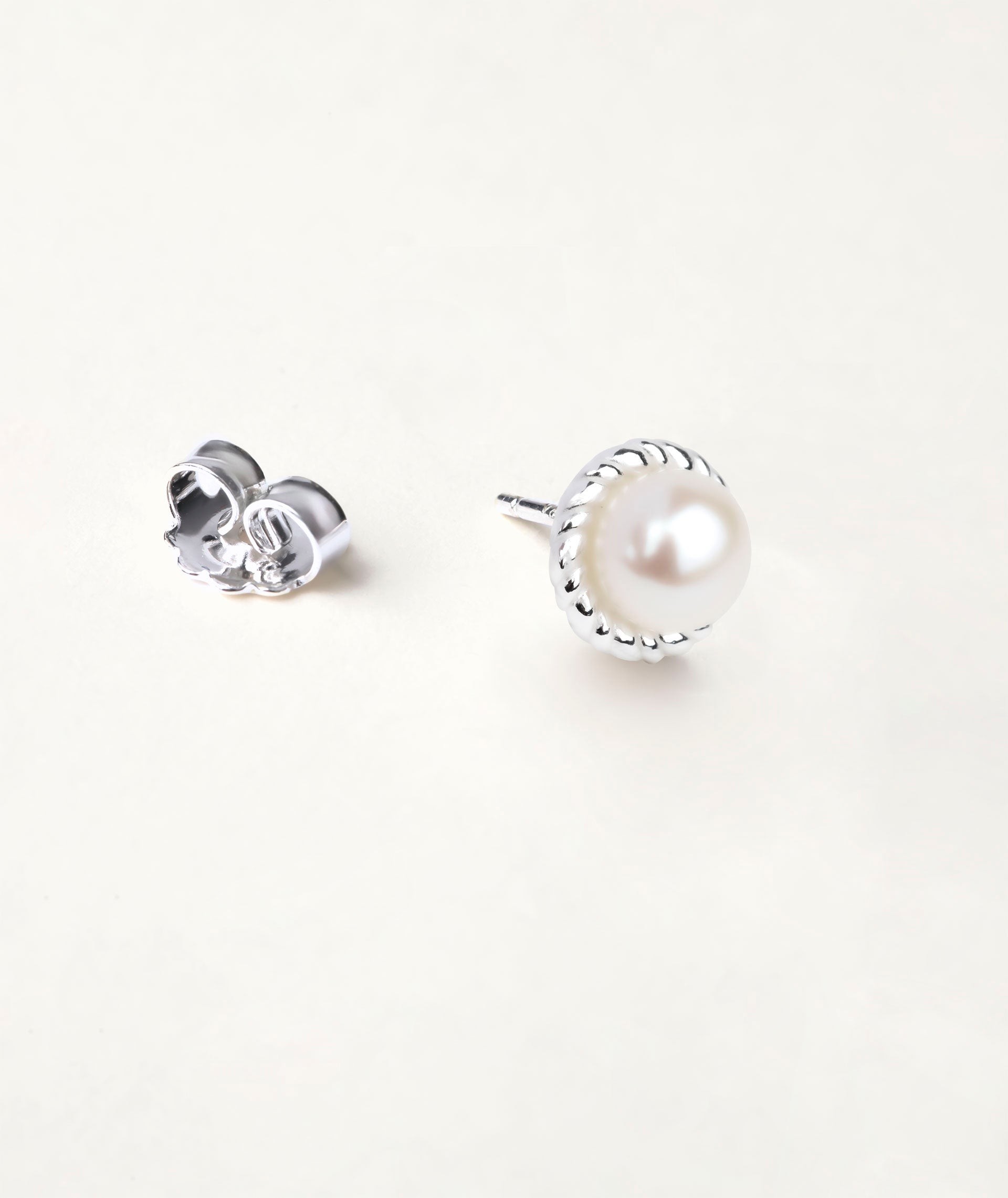 Pendientes circonitas y perla cultivada
