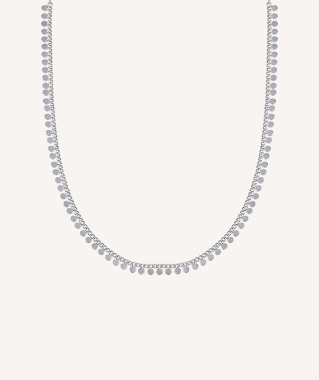 Silver Circle Necklace