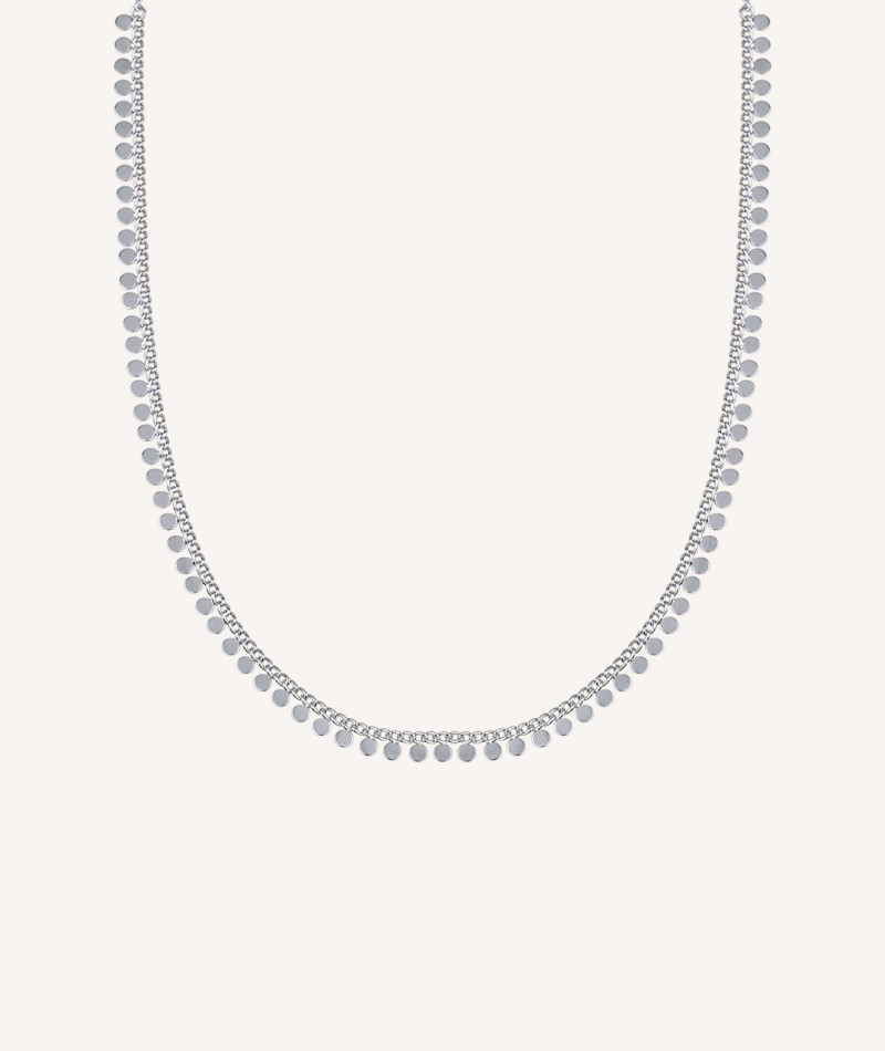 Silver Circle Necklace