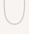 Collar acabado en Plata círculos