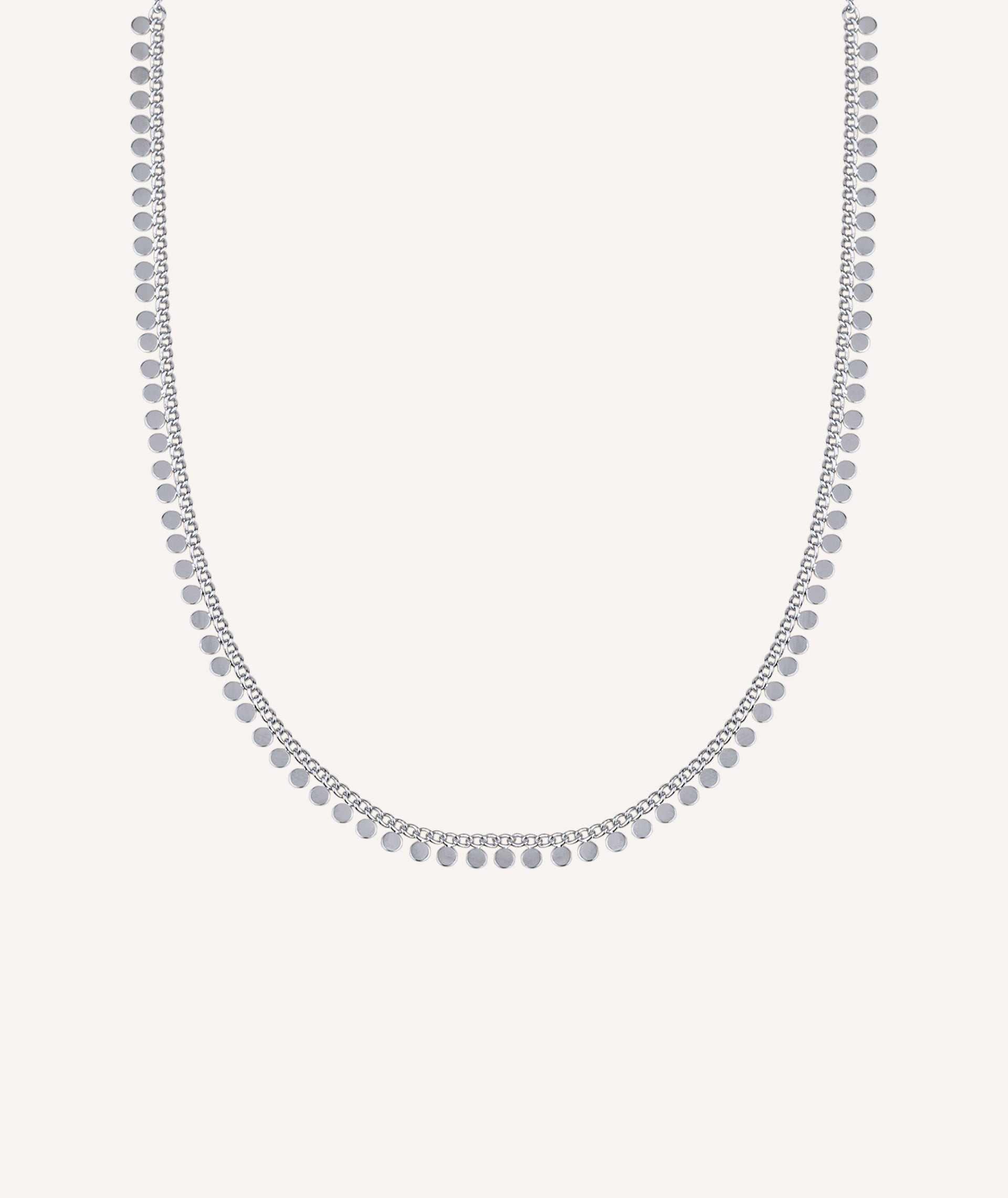 Silver Circle Necklace