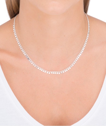 Silver Circle Necklace