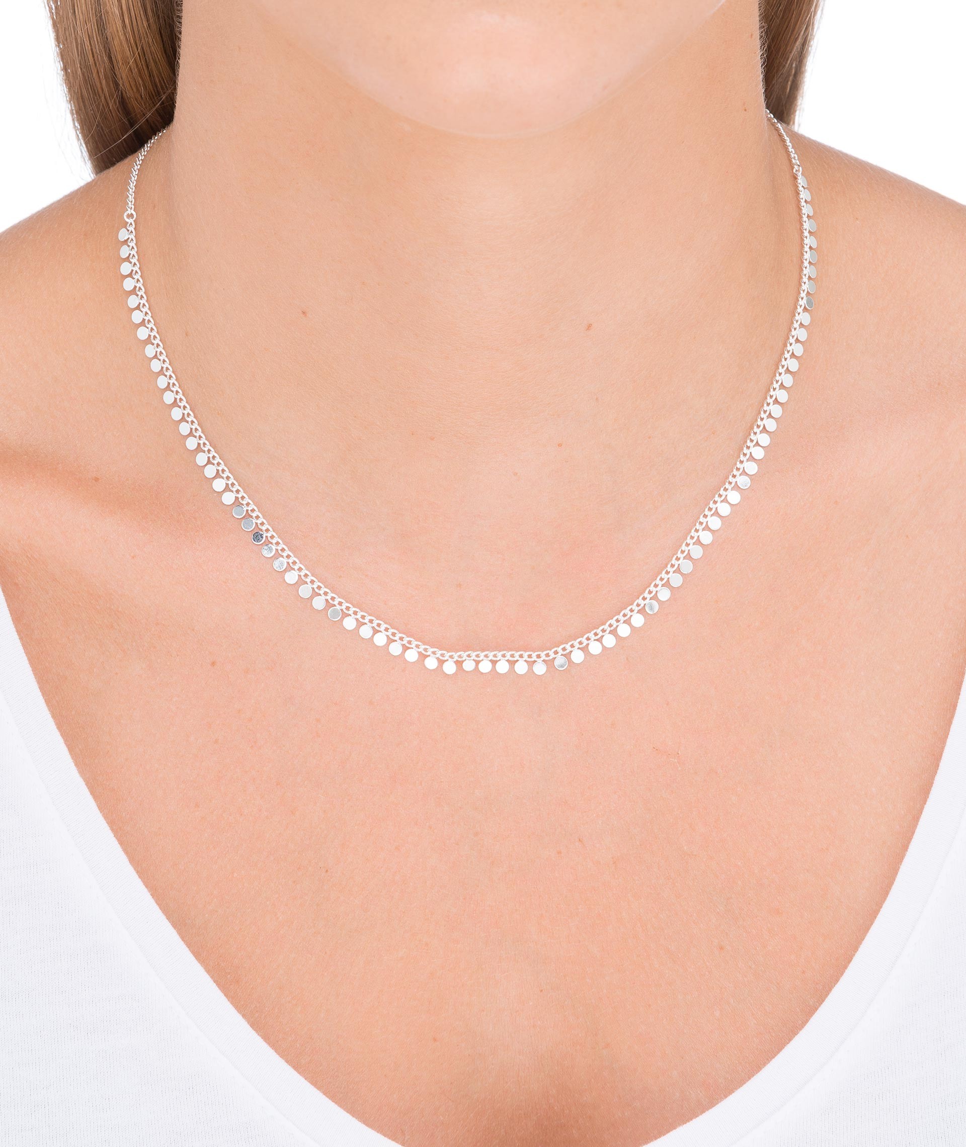 Silver Circle Necklace