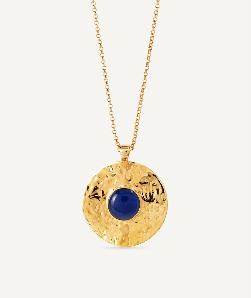 Pendant Ula with Natural Blue Stones