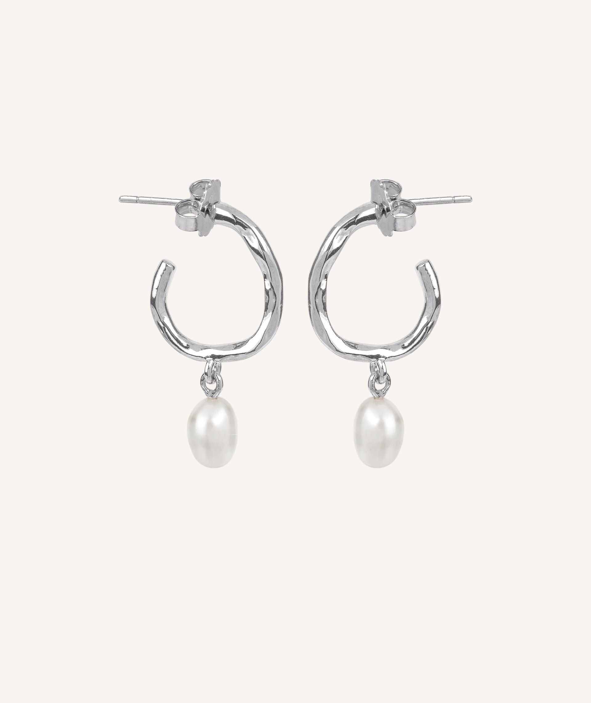 Pendientes Aro Perla Barroca