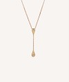 Long Drop Necklace 18k Gold Plated drop pendulum