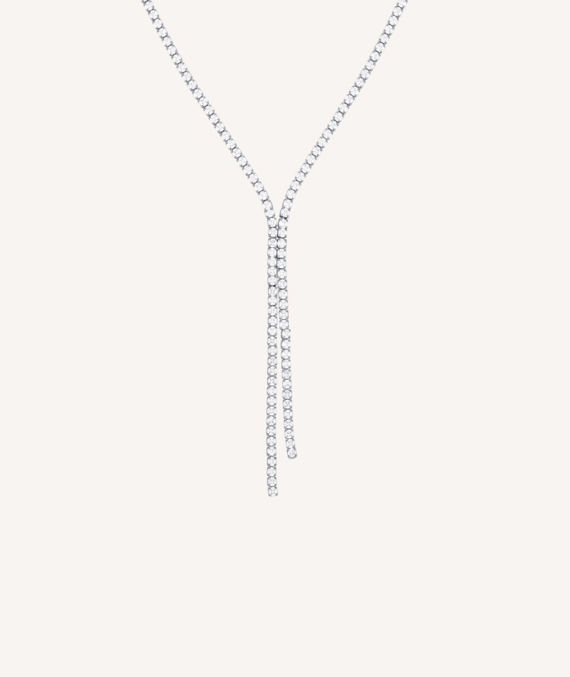 Collar Bonnie tiras con circonitas