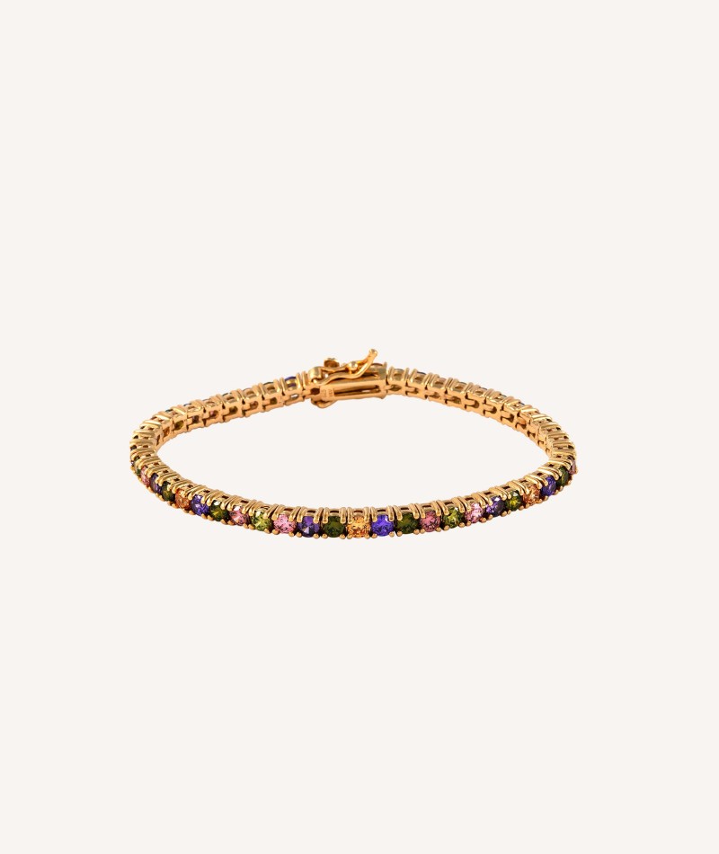 Pulsera Circonitas Multicolor 3mm                                                                   