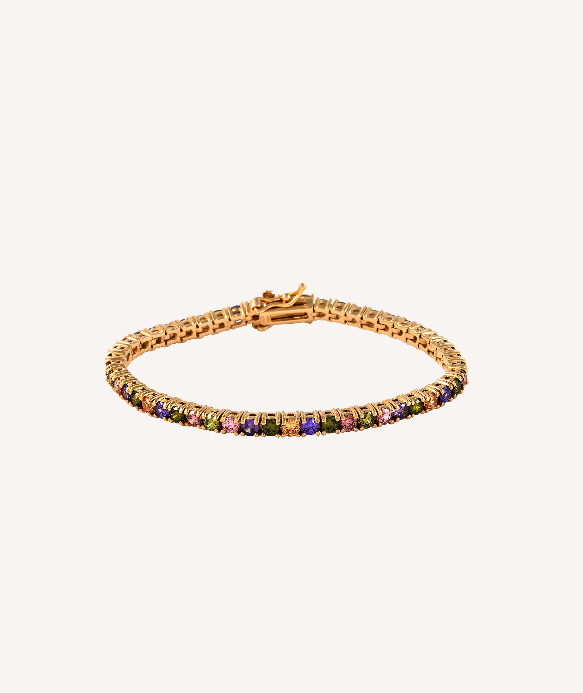 Pulsera Circonitas Multicolor 3mm                                                                   