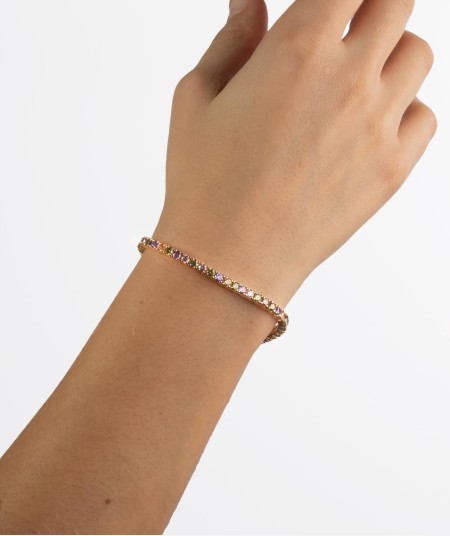 Pulsera Circonitas Multicolor 3mm                                                                   