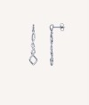 Earrings long Zirconia