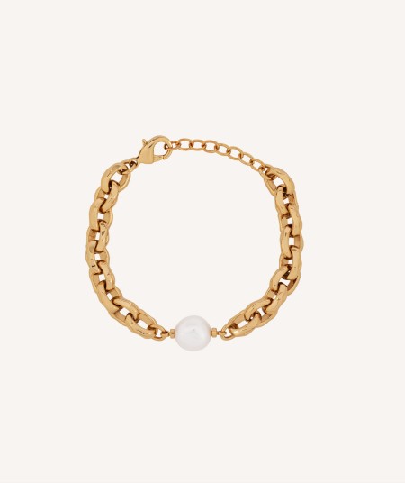 Pulsera Marina eslabones perla cultivada