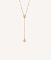 Collar Hugged Drop pendulo gota