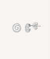 Pendientes espiral redondo