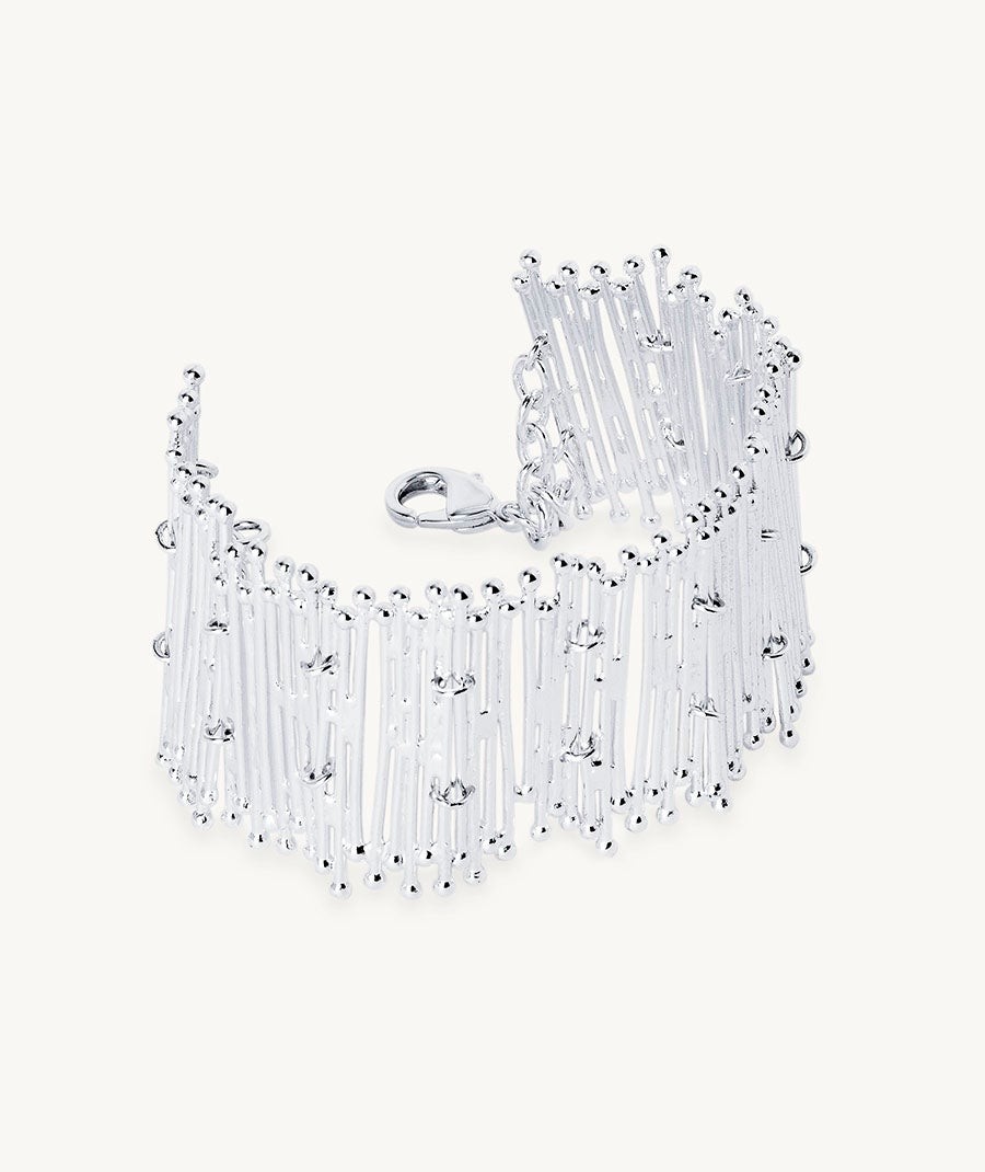Bracelet Redosa collection Esenciales Silver plated strips