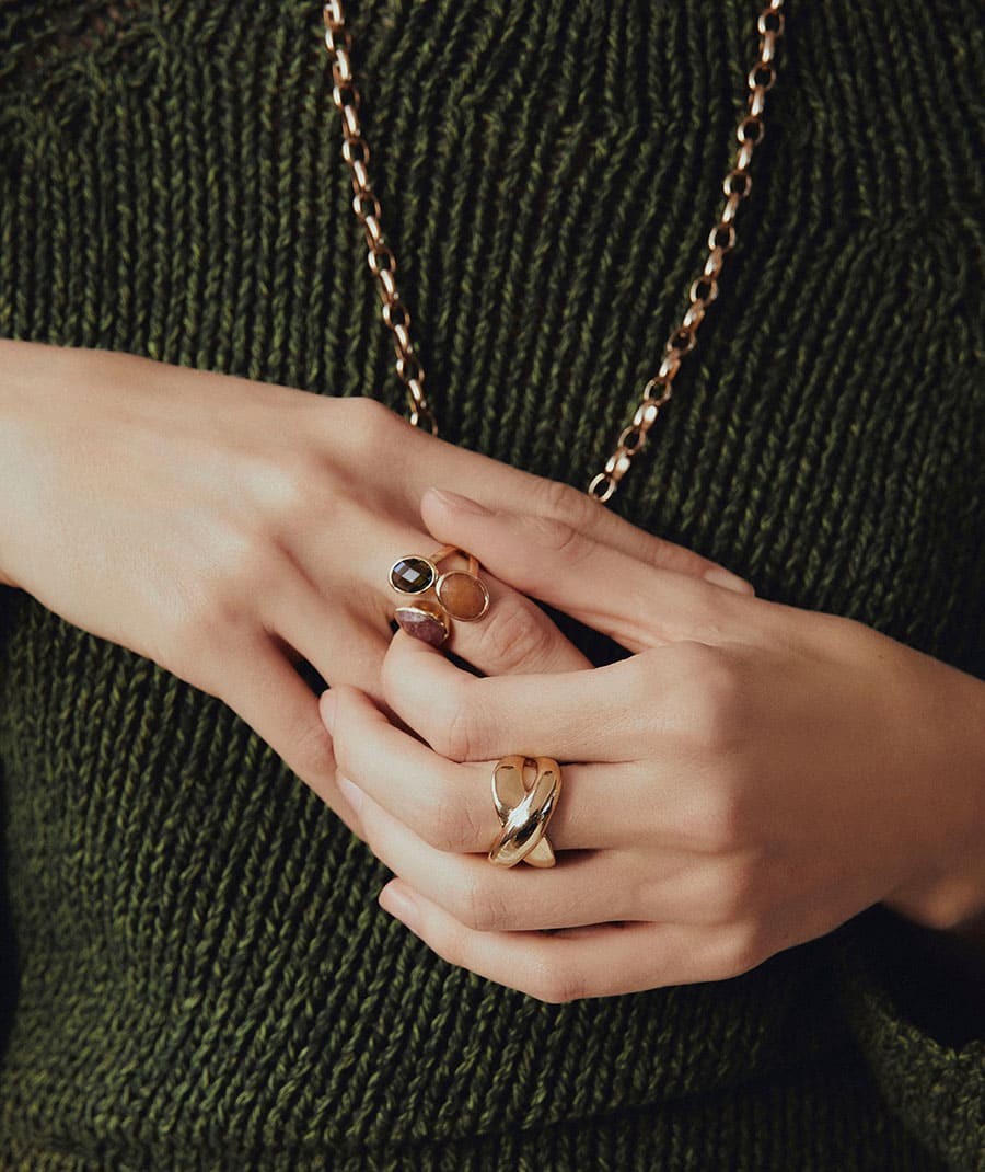 Anillo Tiras Anchas
