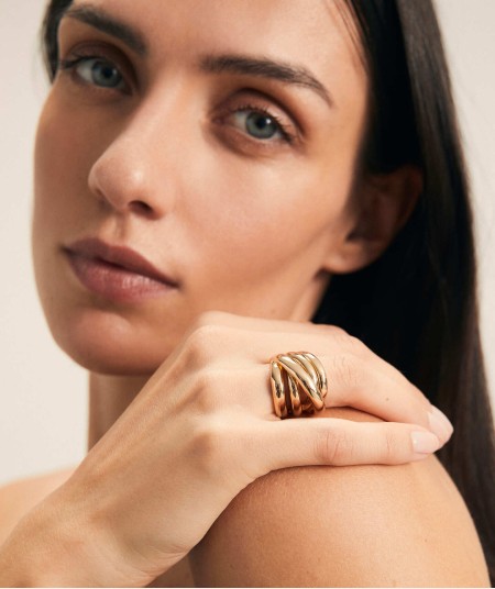 Anillo Feli tiras brillo