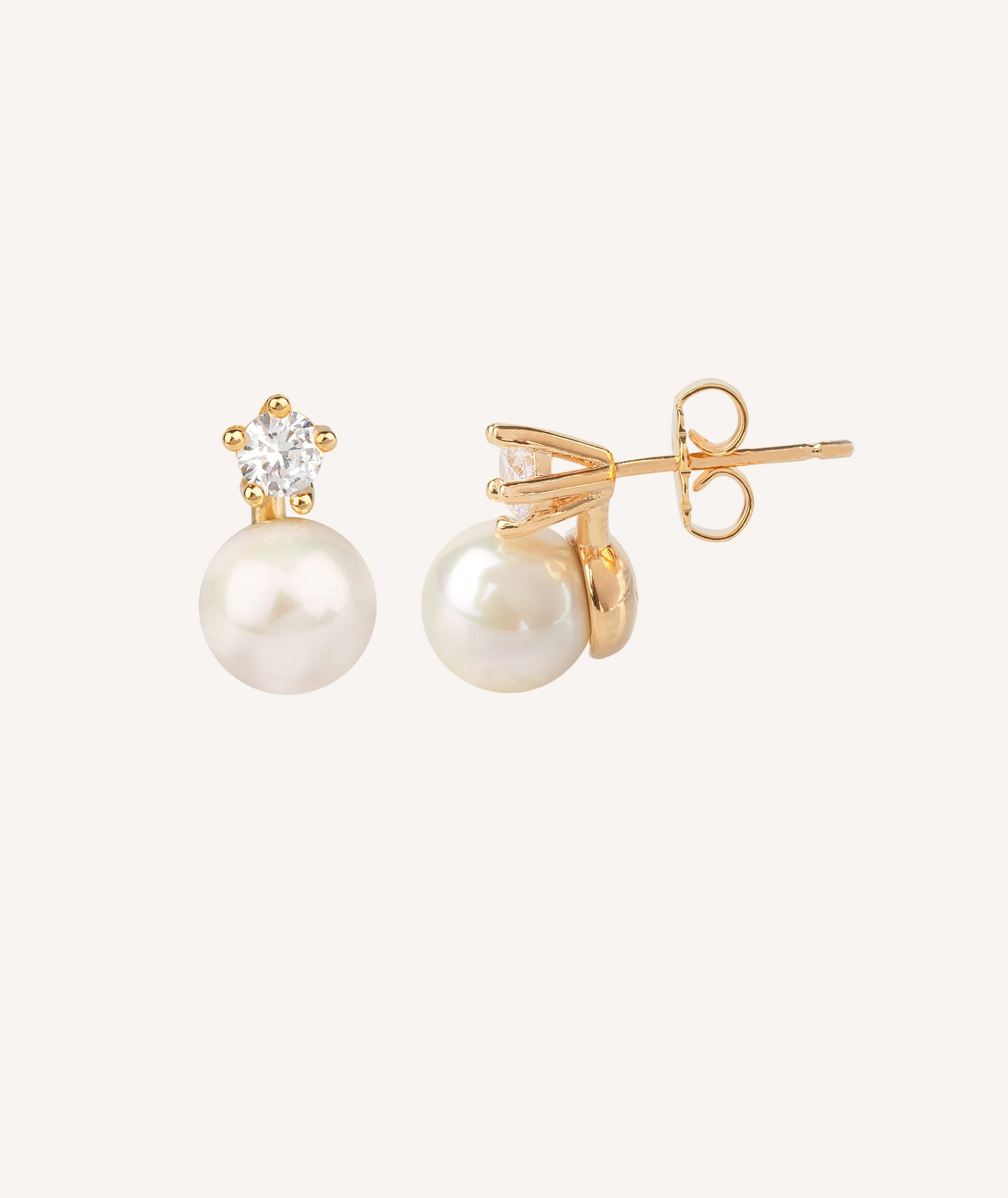 Pendientes Tu y Yo Perla 8mm