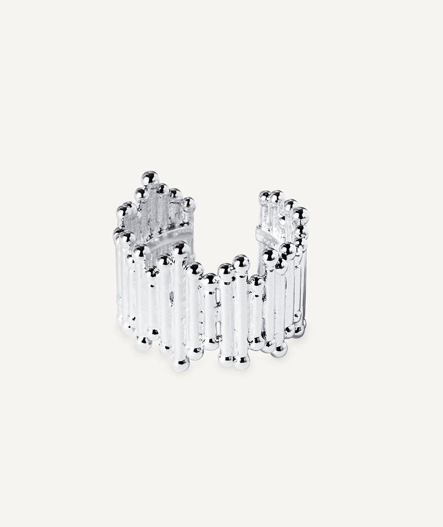 Ring Redosa collection Esenciales Silver plated strips