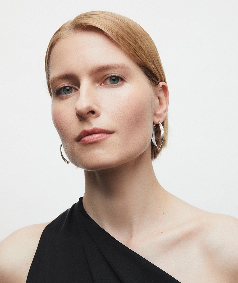 Earrings triple oval hoop Remi