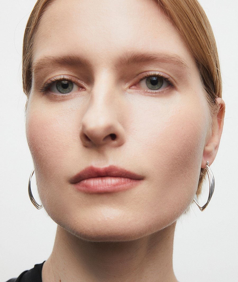 Earrings triple oval hoop Remi
