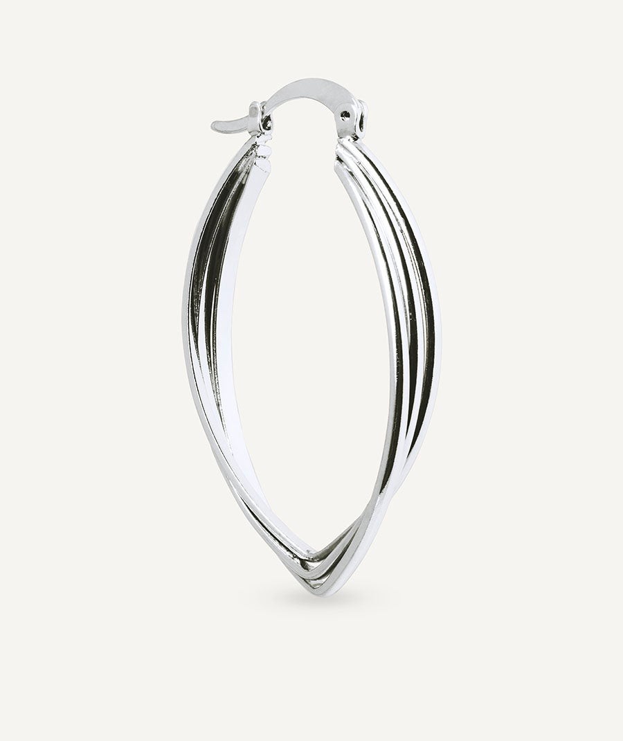 Earrings triple oval hoop Remi