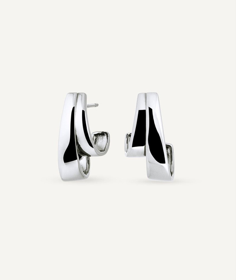 Earrings double mini hoop Anna