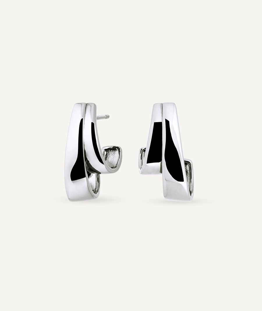 Earrings double mini hoop Anna