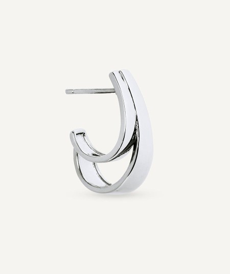 Earrings double mini hoop Anna