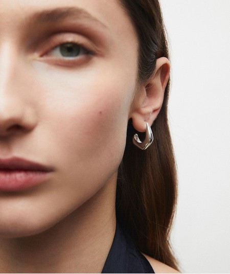 Earrings irregular hoop Janine