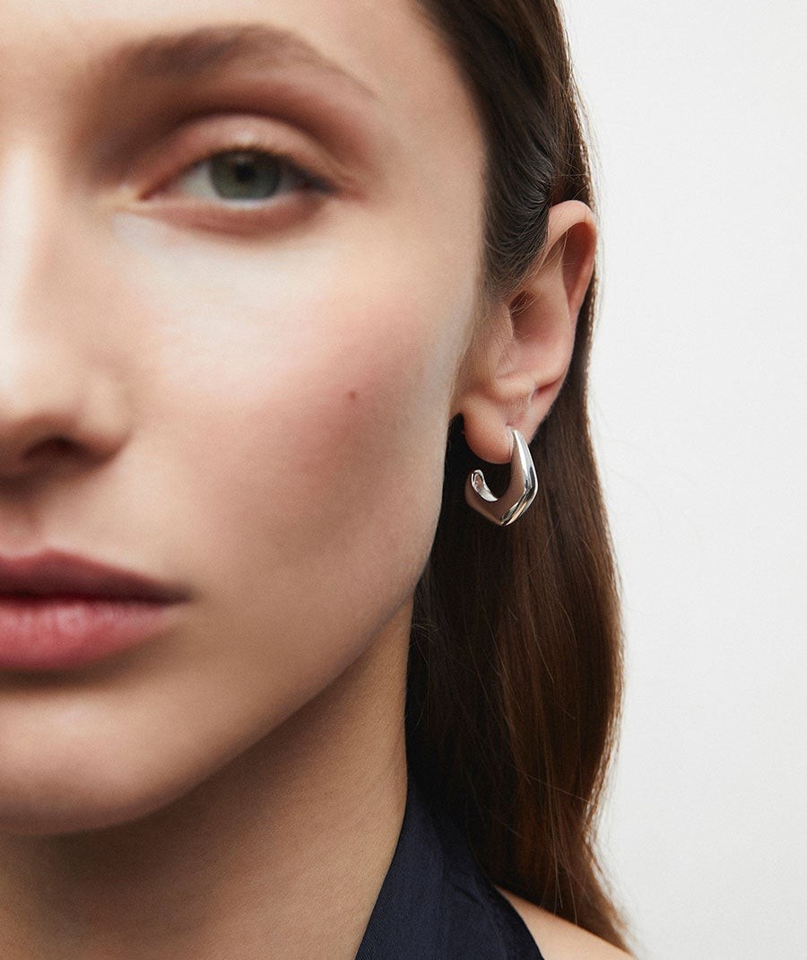 Earrings irregular hoop Janine