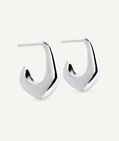 Pendientes de aro irregulares Janine