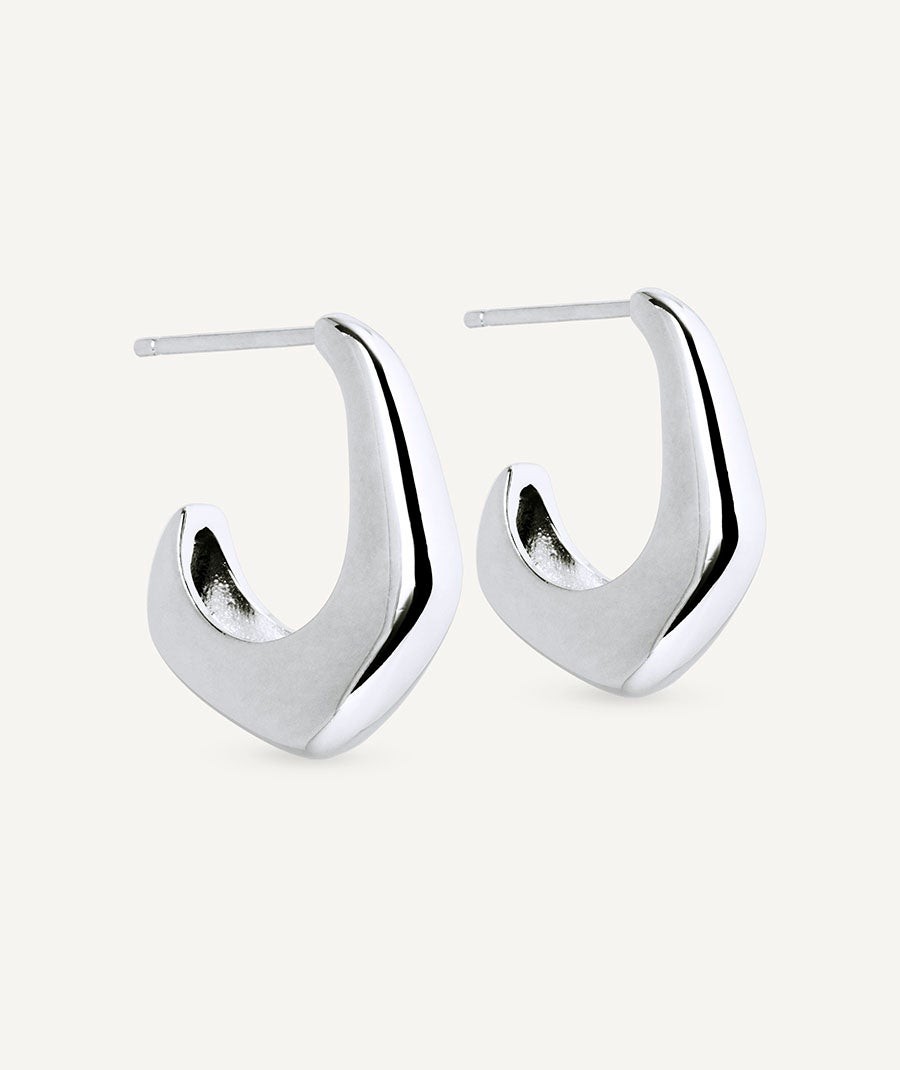Pendientes de aro irregulares Janine