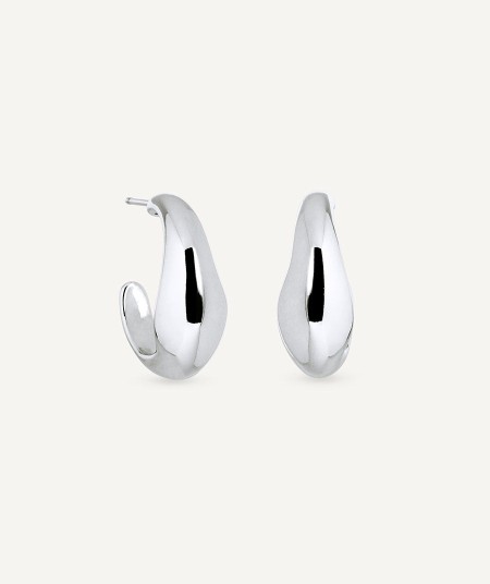 Earrings oval hoop 8,65mm Lauren