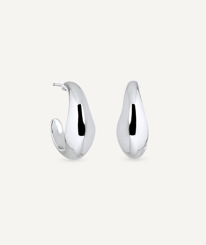 Earrings oval hoop 8,65mm Lauren