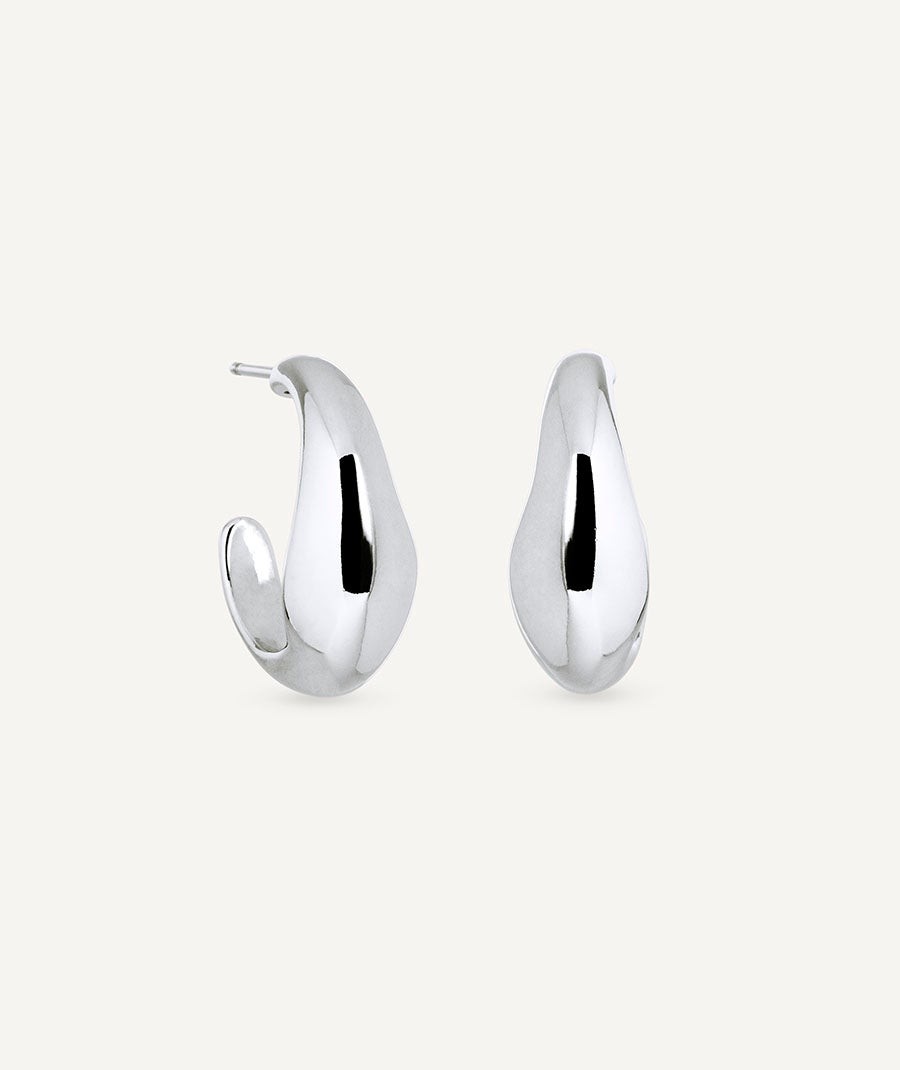 Earrings oval hoop 8,65mm Lauren