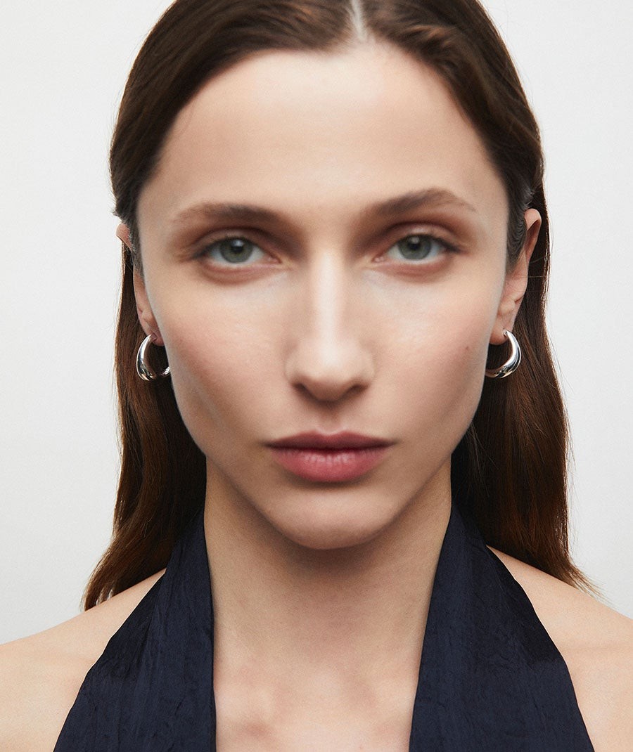 Earrings oval hoop 8,65mm Lauren