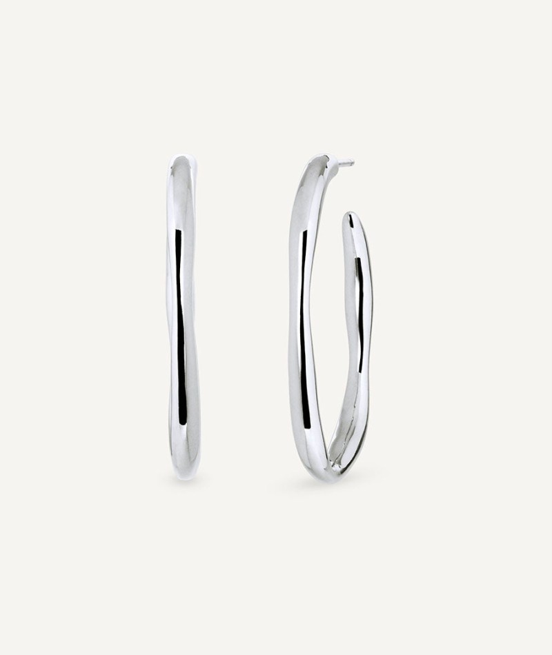 Earrings irregular hoop Alba