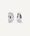 Pendientes de aro 8mm Gisela con circonitas