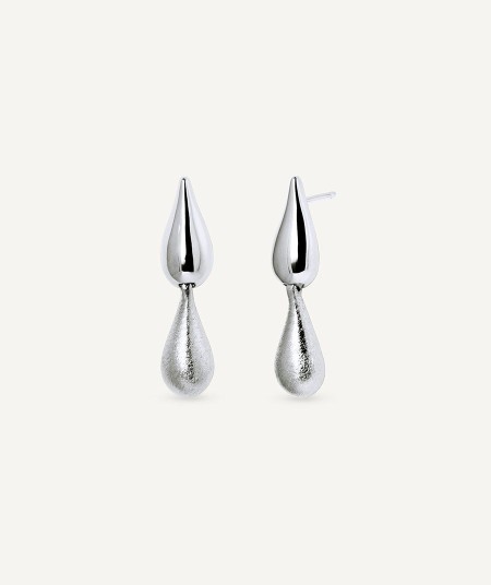 Earrings long Drop Dual Bold