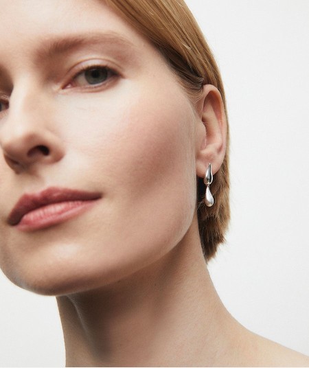 Earrings long Drop Dual Bold
