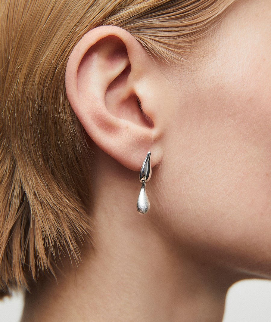Earrings long Drop Dual Bold
