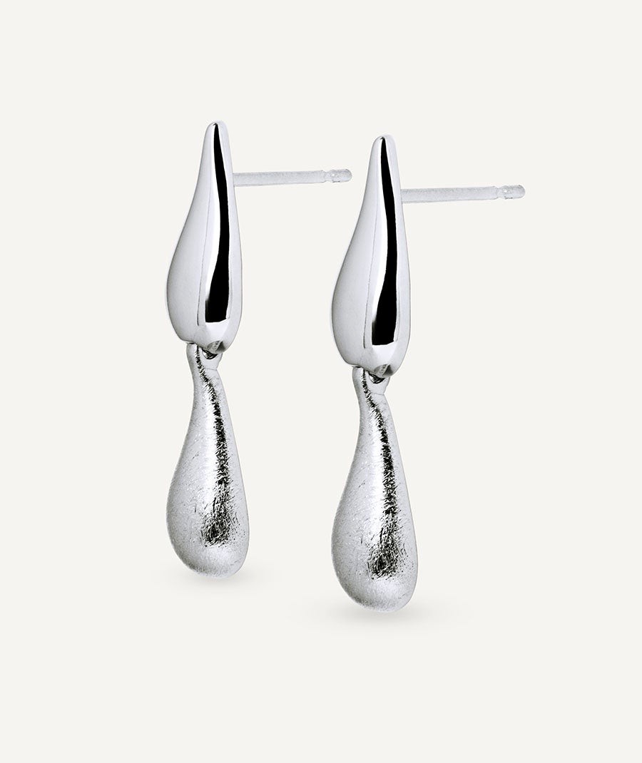 Earrings long Drop Dual Bold