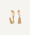Earrings irregular hoop 6mm Barbara