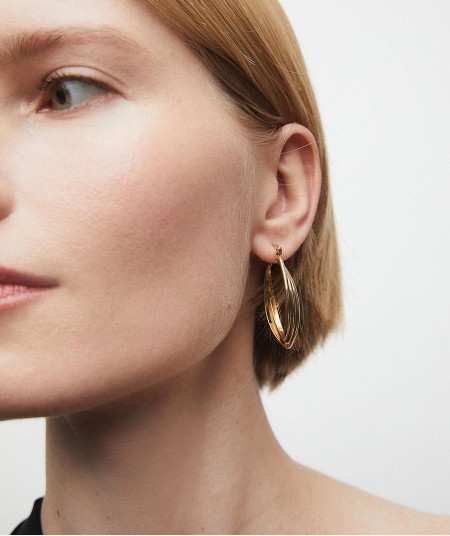 Earrings Triple oval hoop Remi
