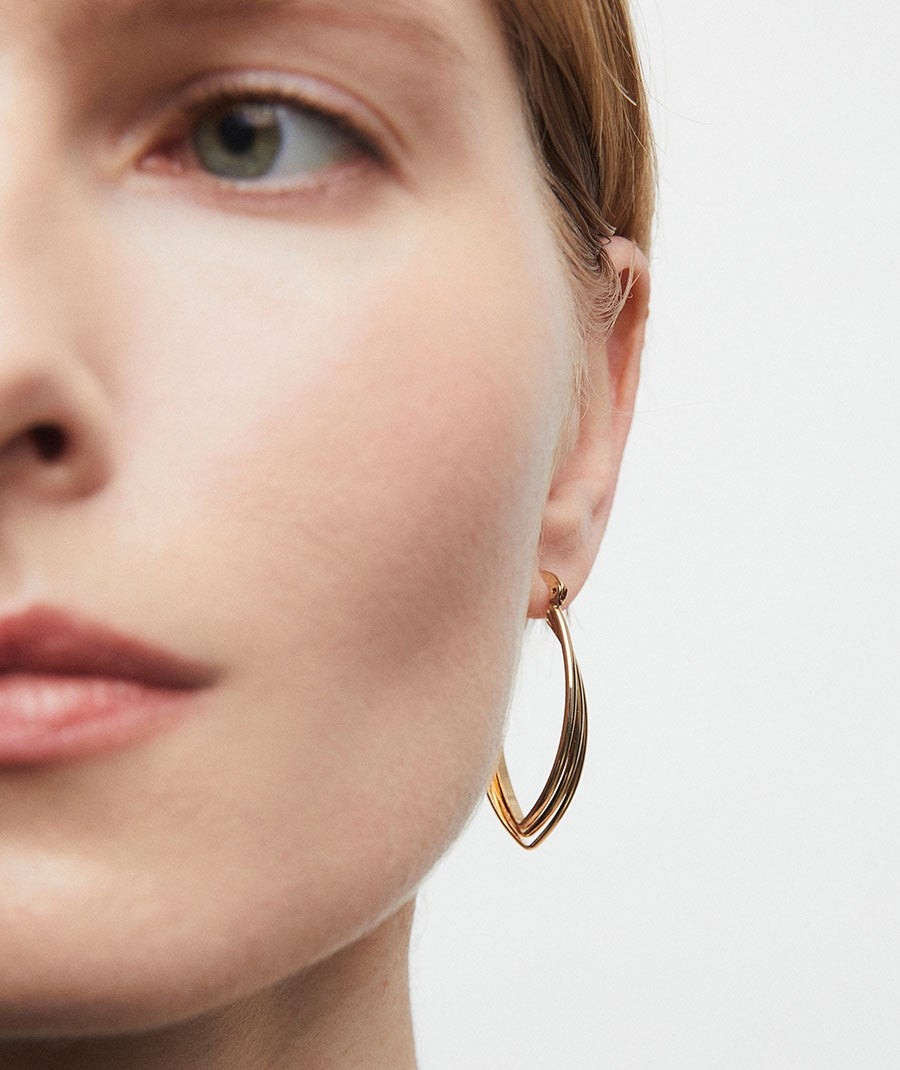Earrings Triple oval hoop Remi